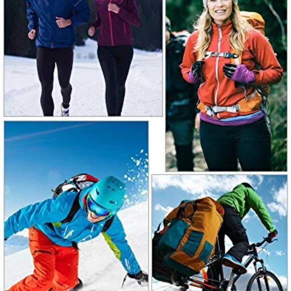 Winter Fleece Balaclava Ski Mask with Drawstring Full Face Covering - Picture 6 of 8